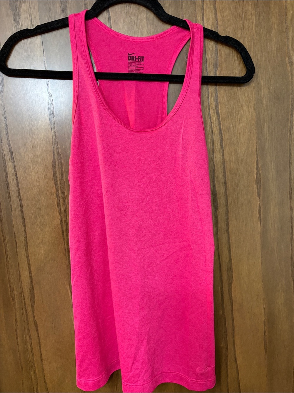 Nike Women's Bright Pink Racerback Dri-FIT Tank